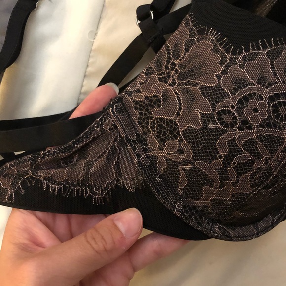 NWOT Victoria’s Secret Black Push Up Bra, 32B - Picture 5 of 7